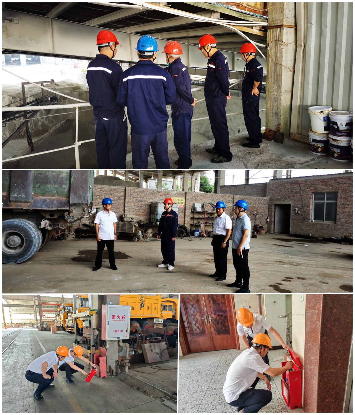 福建省天玉方圓礦業有限公司開展消防宣傳月活動